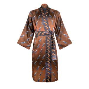 Long men's kimono brown
