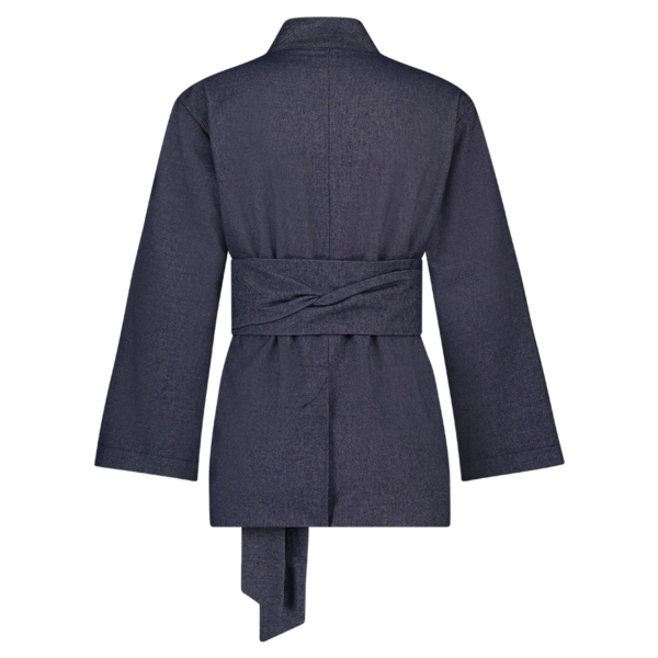 Denim kimono jasje donkerblauw