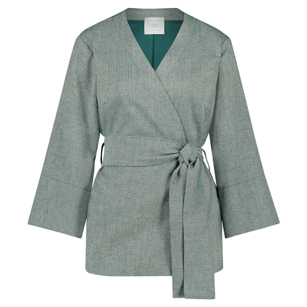 Green kimono jacket Elegante