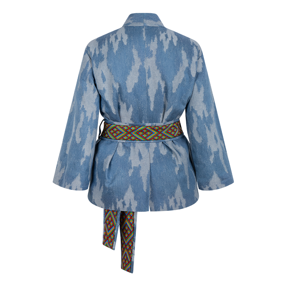 Lot statistieken kraan Denim Kimono jasje Lucy - Shop bij Halsduk by Esmee