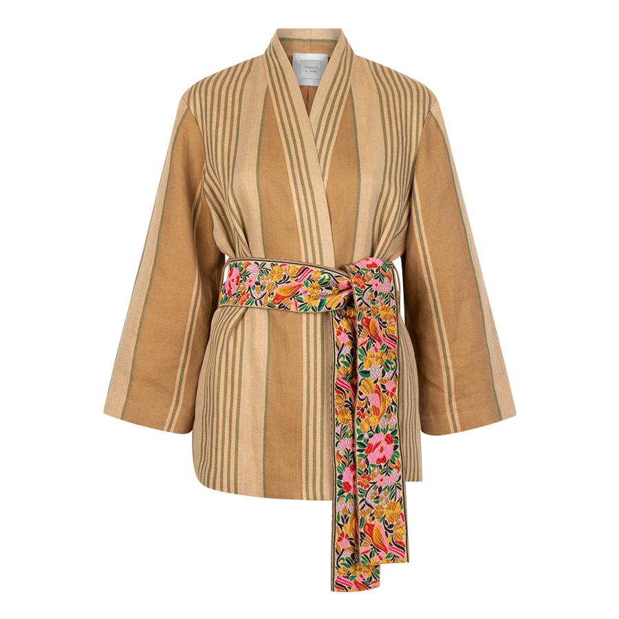 Camel Kimono jasje Lyell