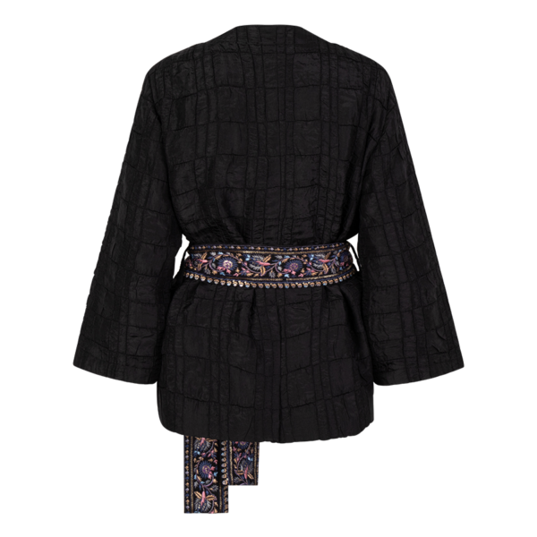 Zwart Kimono jasje Rikky.