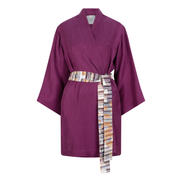 Dames kimono paars